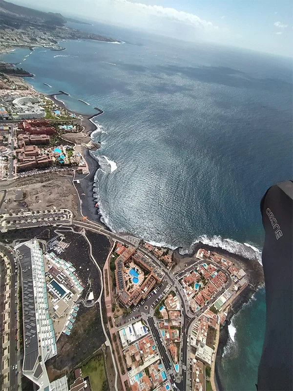 Teneriffa im Gleitschirmfliegen